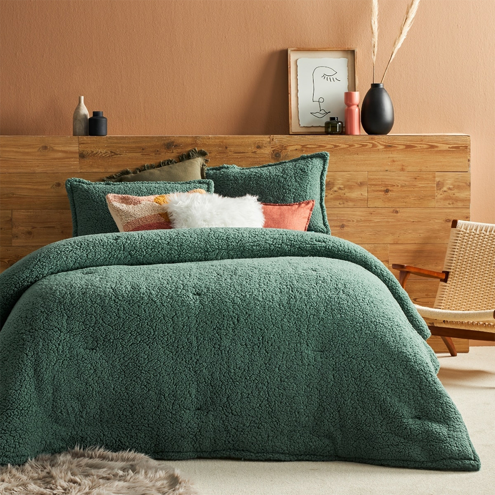Lani Sherpa Plush Winter Warmth Comfort Set